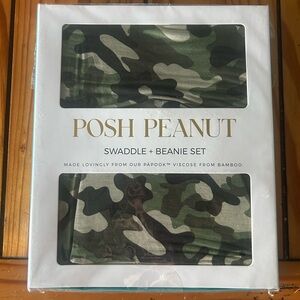 Posh Peanut Cadet Infant Swaddle & Beanie Set